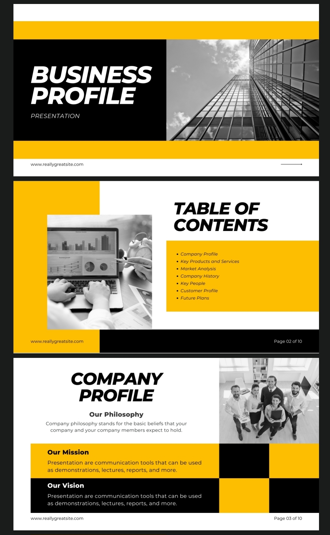 Business Profile Design