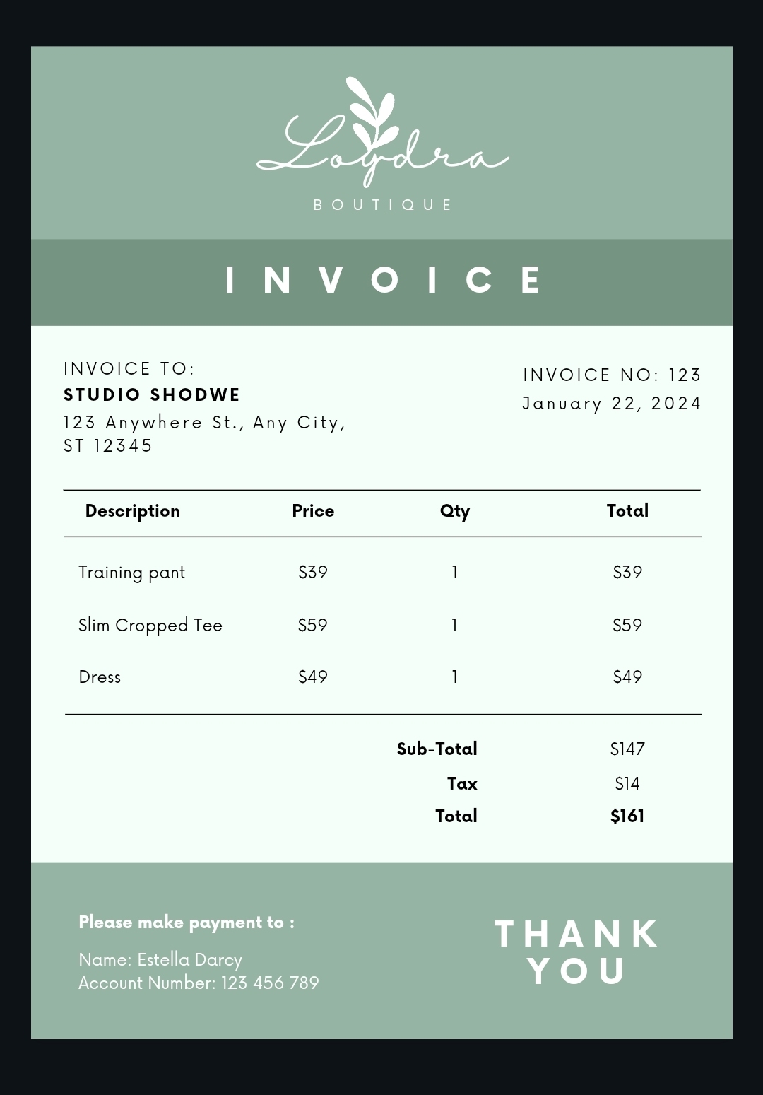 Invoice / Quote Design - Image 4