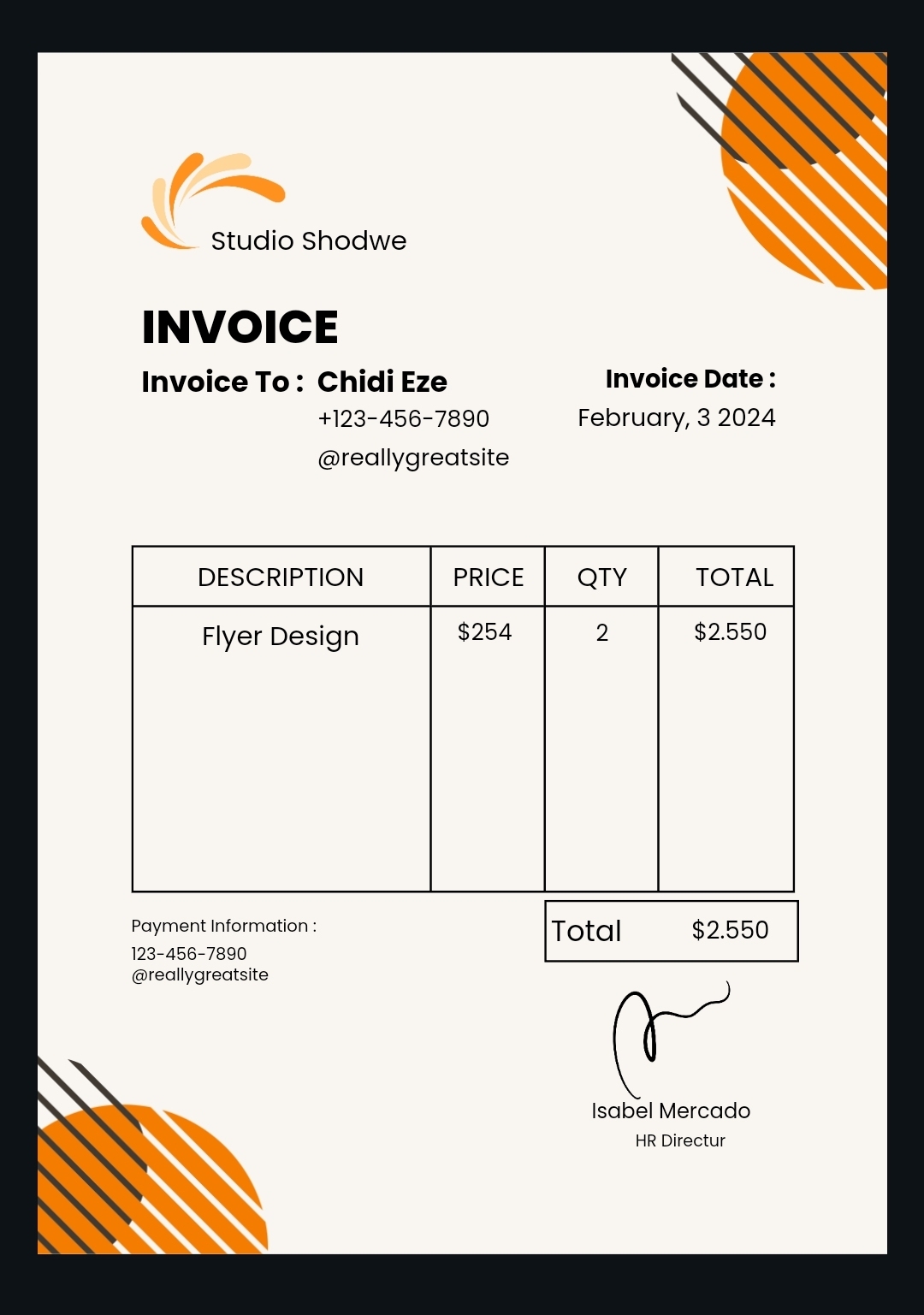 Invoice / Quote Design - Image 3